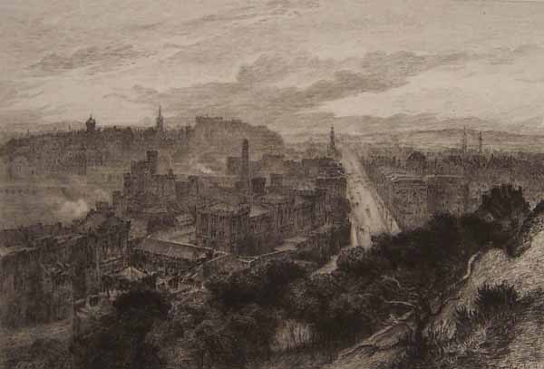 Edinburgh: View from Carlton Hill